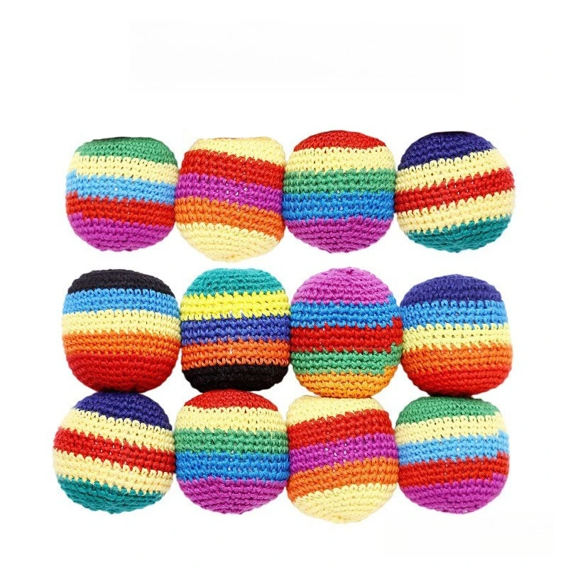 Colorful juggling sandbag ball,footbag,outdoor random colorful mini ball, sports yarn woven colorful bag,can be kicked with feet
Colorful juggling sandbag ball,footbag,outdoor random colorful mini ball, sports yarn woven colorful bag,can be kicked with feet