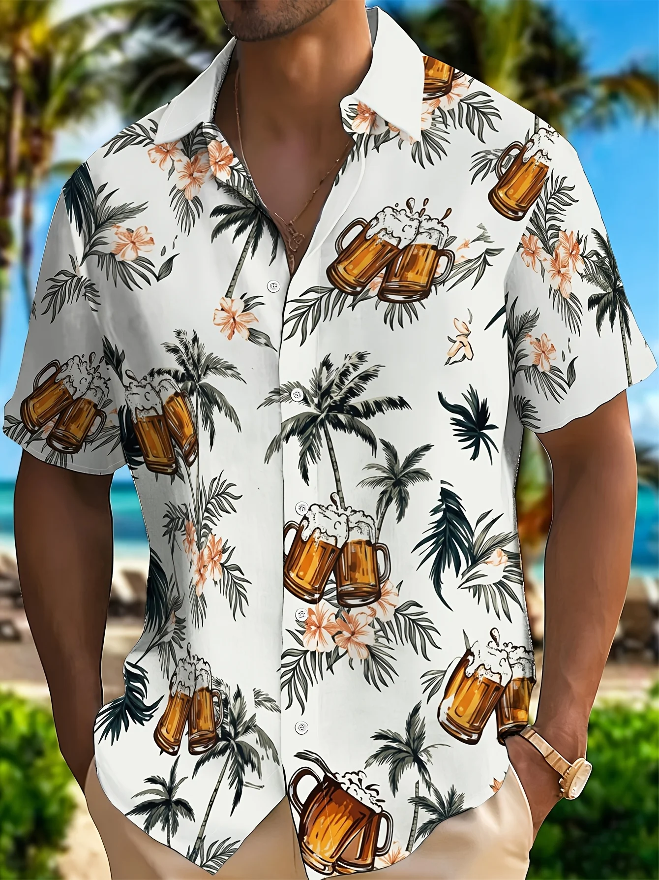 New Men's Shirt 3D Fashionable Casual Loose Fashion Personalized Women's Casual Color Block 3D Beer Printing Pattern
New Men's Shirt 3D Fashionable Casual Loose Fashion Personalized Women's Casual Color Block 3D Beer Printing Pattern