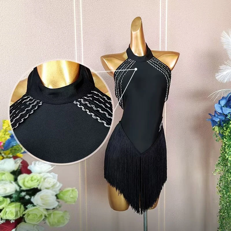 2025 New Latin Dance Performance Dress For Women Sexy Backless Fringe Dress Samba Chacha Tango Adult Latin Costumes Wear DN20495
2025 New Latin Dance Performance Dress For Women Sexy Backless Fringe Dress Samba Chacha Tango Adult Latin Costumes Wear DN20495