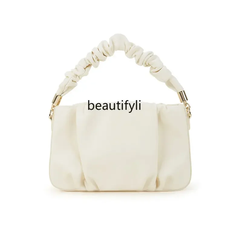 Летняя новая женская плиссированная Портативная сумка-мессенджер yj, элегантная милая сумка, Женская нежная женская сумка 
Летняя новая женская плиссированная Портативная сумка-мессенджер yj, элегантная милая сумка, Женская нежная женская сумка