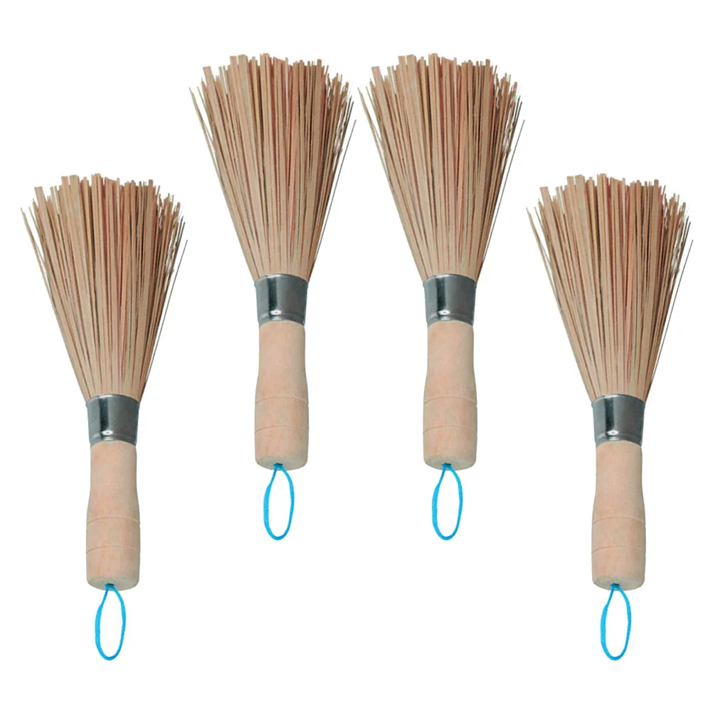 4 Pcs Pot Brush Plate Cleaning Brushes for Household Long Handle Wooden Long-handled Dish Washing
4 Pcs Pot Brush Plate Cleaning Brushes for Household Long Handle Wooden Long-handled Dish Washing