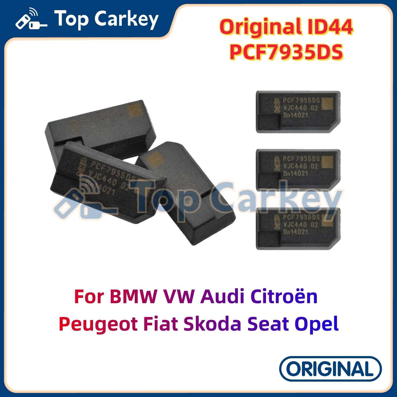 1/3/5pcs OEM Original PCF7935DS ID44 Blank Transponder Chip Replace PCF7935AS PCF7935 for BMW VW Audi Peugeot Fiat
1/3/5pcs OEM Original PCF7935DS ID44 Blank Transponder Chip Replace PCF7935AS PCF7935 for BMW VW Audi Peugeot Fiat