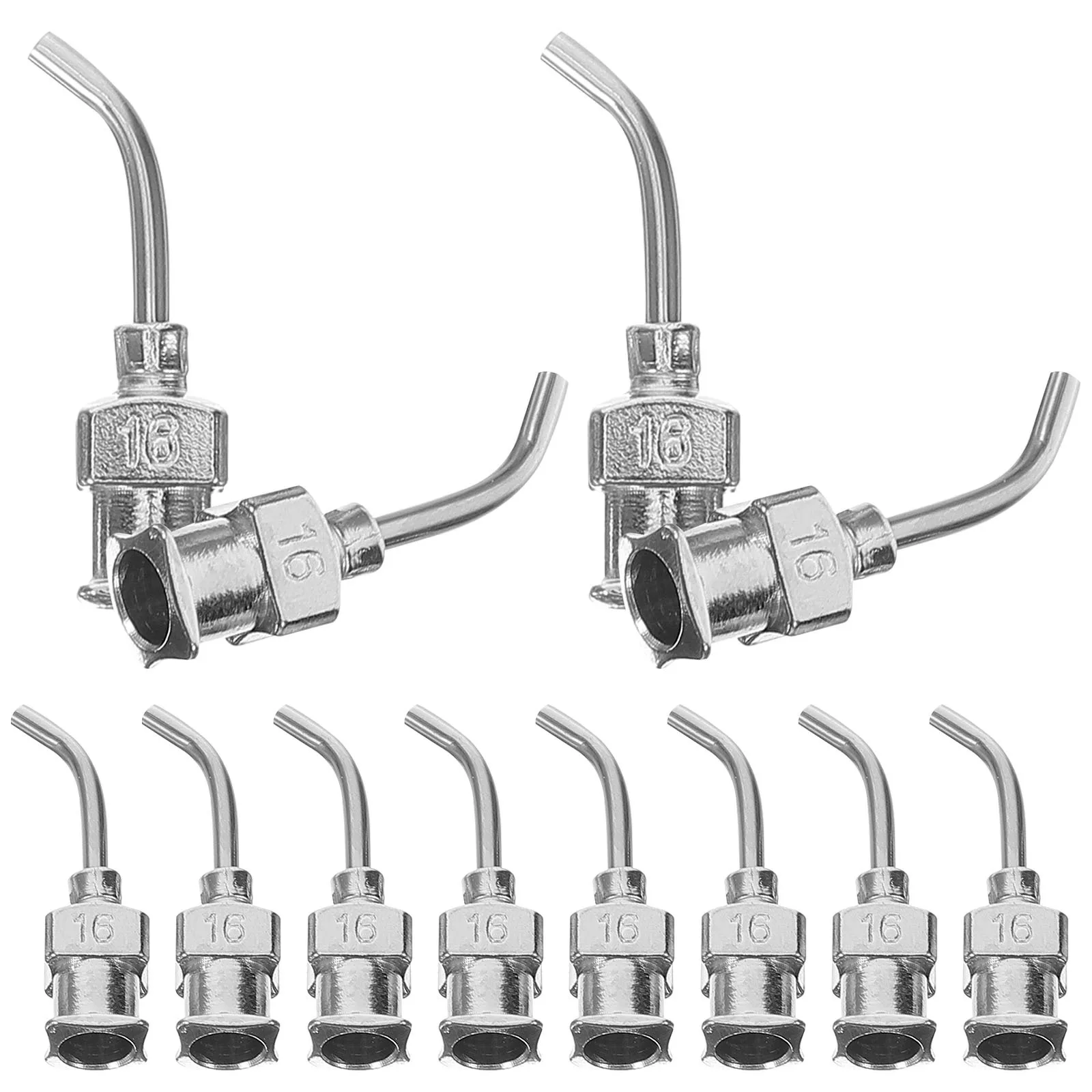 12Pcs Glue Dispensing Blunt Needle Tips 16G 45 Degree Stainless Steel Precision Glue Syringe Needles for Industrial Epoxy Resin
12Pcs Glue Dispensing Blunt Needle Tips 16G 45 Degree Stainless Steel Precision Glue Syringe Needles for Industrial Epoxy Resin