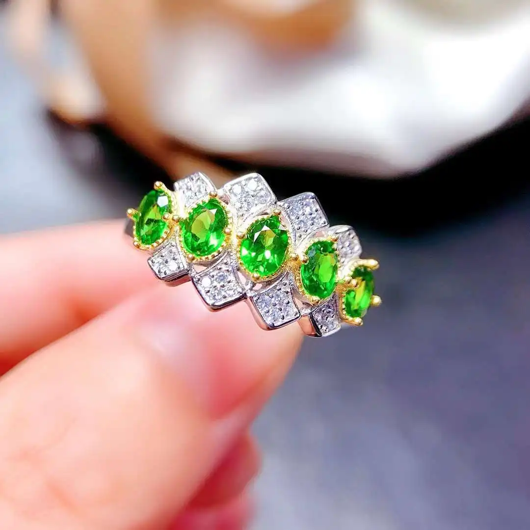 100% Natural Real Diopside Ring High Quality 925 Sterling Silver Trendy Women Party ring Fine Jewelry
100% Natural Real Diopside Ring High Quality 925 Sterling Silver Trendy Women Party ring Fine Jewelry