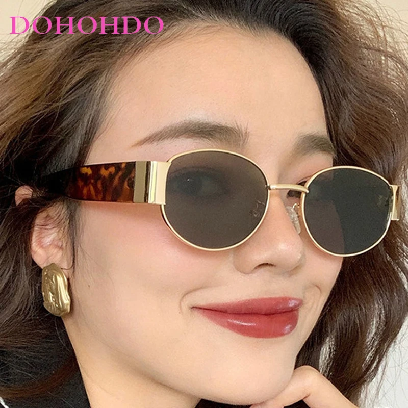 Retro Metal Frame Oval Sunglasses Women Men Brand Designer Vintage Round Sun Glasses Luxury Punk Shades Lentes Male UV400 Очки
Retro Metal Frame Oval Sunglasses Women Men Brand Designer Vintage Round Sun Glasses Luxury Punk Shades Lentes Male UV400 Очки