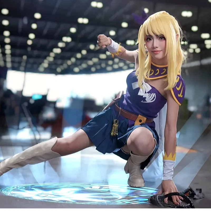 Anime Grand Magic Games arc Celestial Spirit Mage Lucy Heartfilia Cosplay Costumes Battle Uniform Comic Con Halloween Party Suit
Anime Grand Magic Games arc Celestial Spirit Mage Lucy Heartfilia Cosplay Costumes Battle Uniform Comic Con Halloween Party Suit