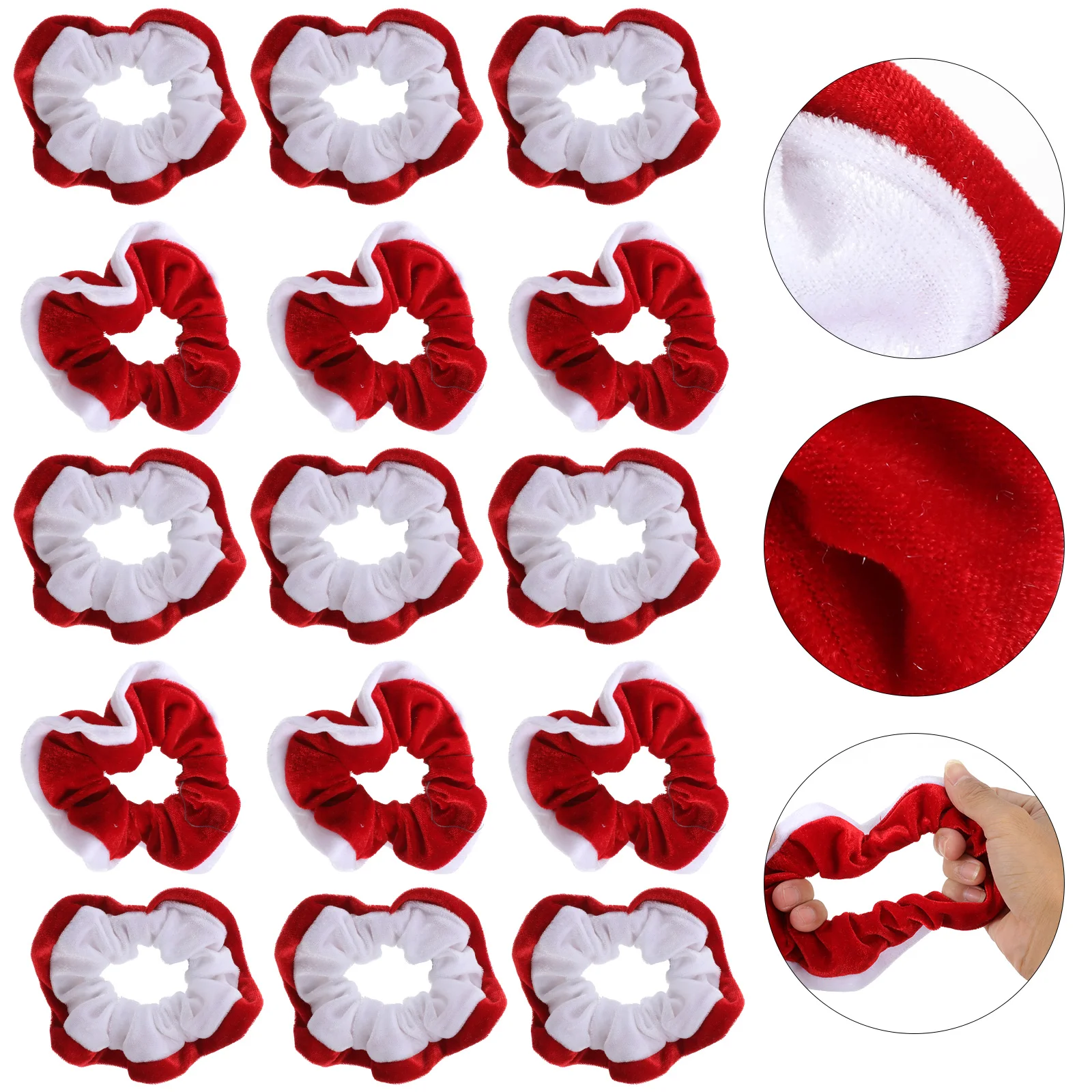 20Pcs Flannel Hair Scrunchies Christmas Style Hair Rings Stretchy Ties for Women Party Wedding Ceremony Daily Fashion Accessory
20Pcs Flannel Hair Scrunchies Christmas Style Hair Rings Stretchy Ties for Women Party Wedding Ceremony Daily Fashion Accessory