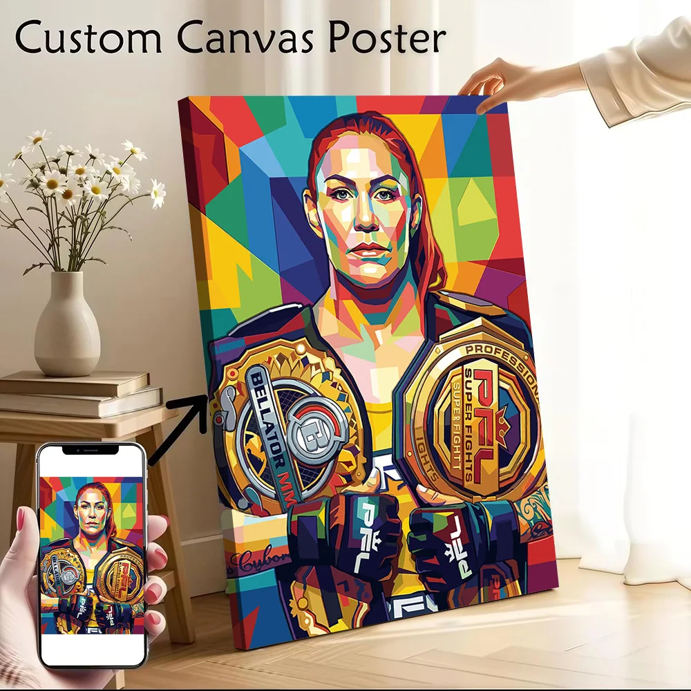 Cris Cyborg Pop Art Portrait Canvas Poster Wall Art Customizable High Quality Printed Picture for Home Decor Accessories Bedroom
Cris Cyborg Pop Art Portrait Canvas Poster Wall Art Customizable High Quality Printed Picture for Home Decor Accessories Bedroom