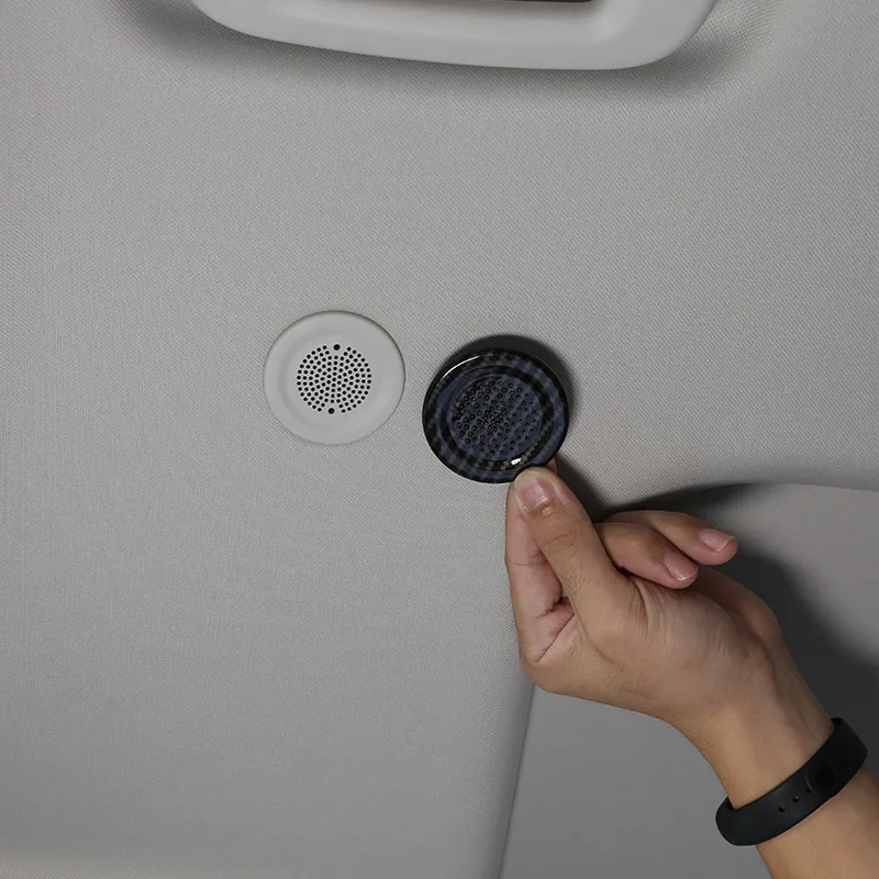 For Land Rover Defender 90 110 130 2020-2023 ABS Silver/Carbon Fiber Car Roof Microphone Cover Trim Stickers Car Accessories
For Land Rover Defender 90 110 130 2020-2023 ABS Silver/Carbon Fiber Car Roof Microphone Cover Trim Stickers Car Accessories