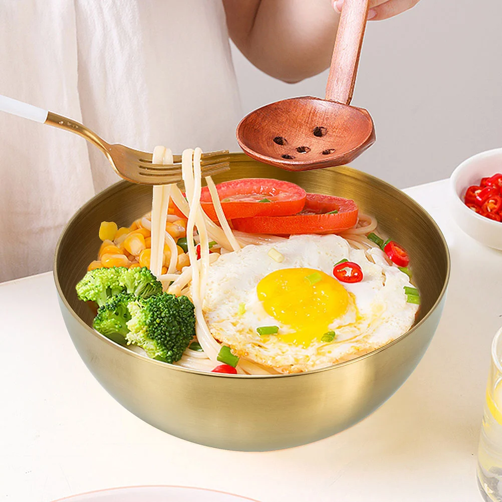 2 Pcs Stainless Steel Salad Bowl Fruit Storage Rice Holder with Lid Suite Multifunctional Food Container Baby Pasta Bowls
2 Pcs Stainless Steel Salad Bowl Fruit Storage Rice Holder with Lid Suite Multifunctional Food Container Baby Pasta Bowls