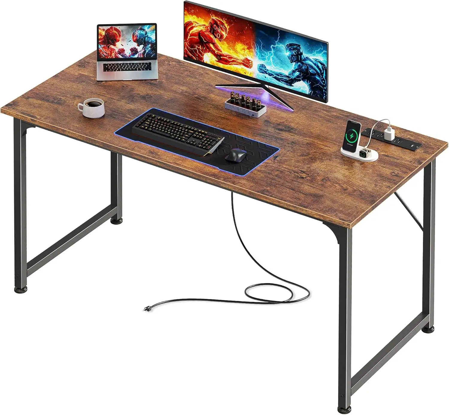 47 X 20 Inch Office Computer Desk with Power Outlets and USB-C Port, Larger Gaming Desk, for Home Office, Study, Bedroom
47 X 20 Inch Office Computer Desk with Power Outlets and USB-C Port, Larger Gaming Desk, for Home Office, Study, Bedroom