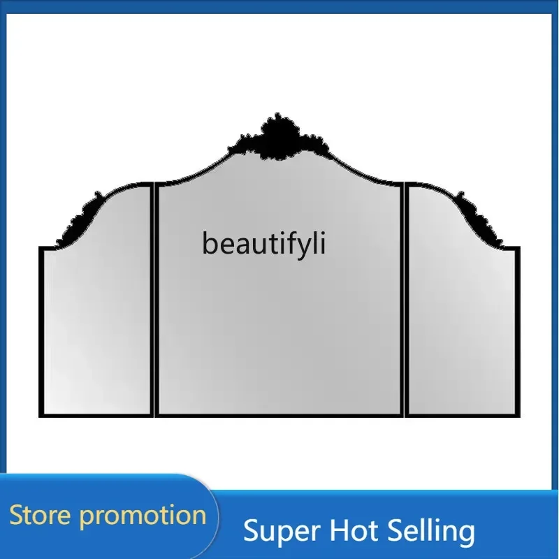 P6239 cqyEuropean retro carved dresser makeup mirror desktop tri-fold mirror bedroom decorative mirror
P6239 cqyEuropean retro carved dresser makeup mirror desktop tri-fold mirror bedroom decorative mirror