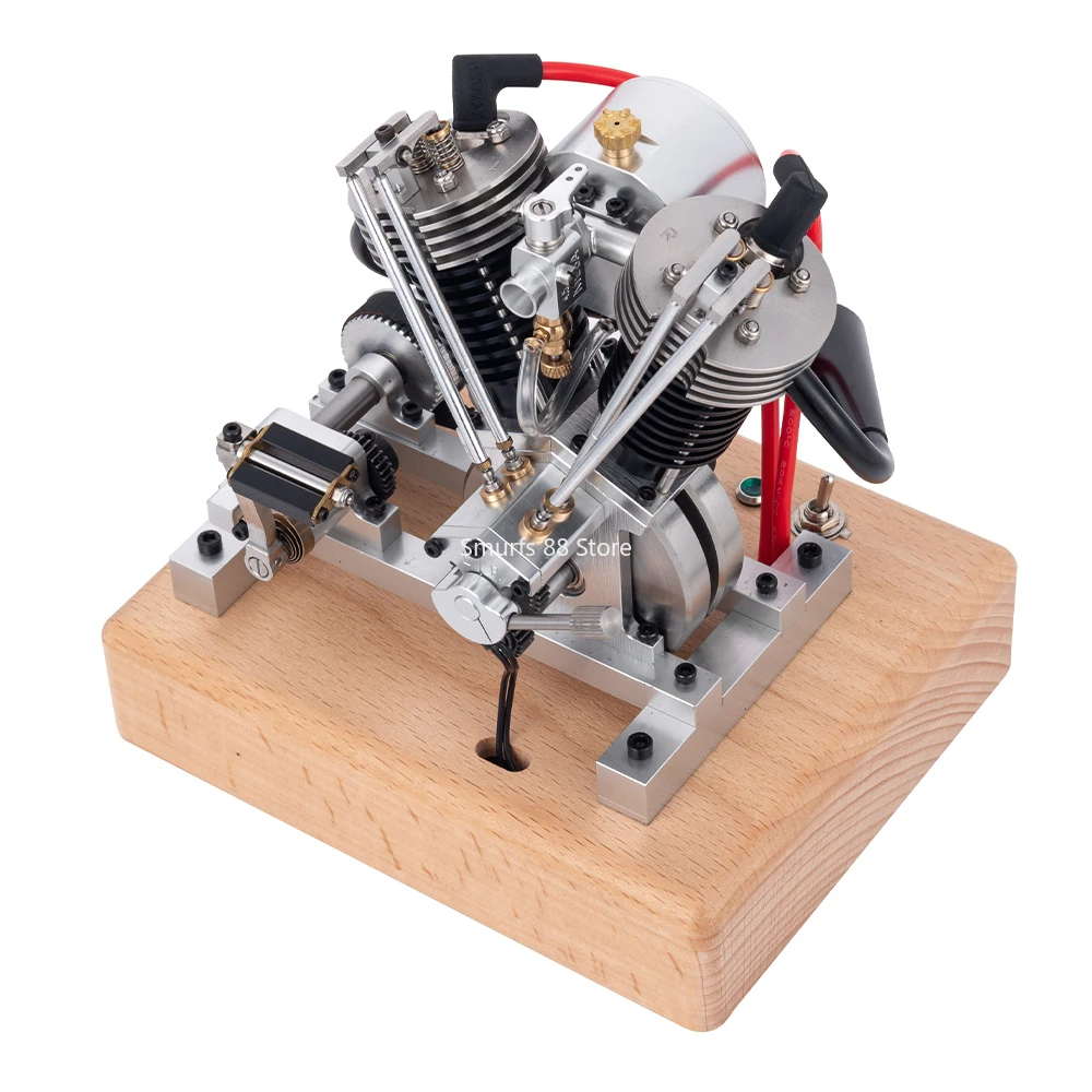 MUSA V1 Engine Model V2 Metal 6.6cc Four Stroke Gasoline Internal Combustion Engine Model Air Cooled CNC Precision Machining Toy
MUSA V1 Engine Model V2 Metal 6.6cc Four Stroke Gasoline Internal Combustion Engine Model Air Cooled CNC Precision Machining Toy