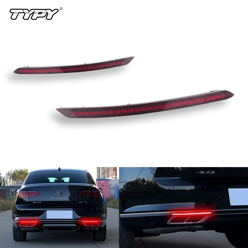 TYPY Car Rear Light Brake Lamp Turn Signal Reflector LED Bumper Light For Volkswagen Passat B8 2020 2021 2022 2023
TYPY Car Rear Light Brake Lamp Turn Signal Reflector LED Bumper Light For Volkswagen Passat B8 2020 2021 2022 2023