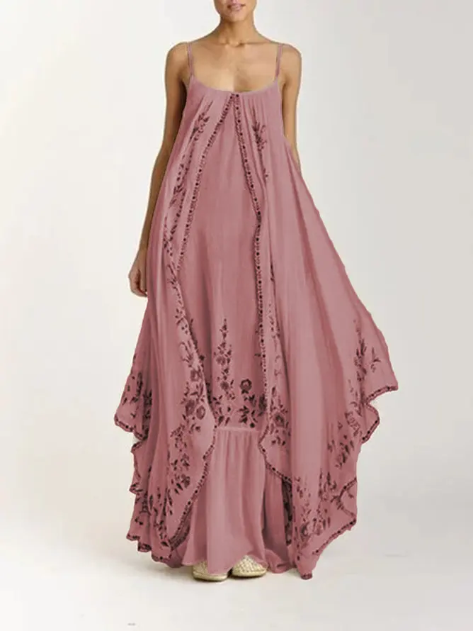 2025 Spring/Summer New Women's Wear Suspended Straps, Bra Print, Large Hem, Loose Dress, Long Dress
2025 Spring/Summer New Women's Wear Suspended Straps, Bra Print, Large Hem, Loose Dress, Long Dress