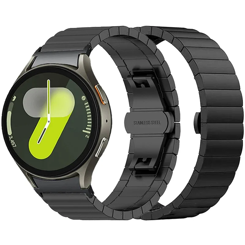 Металлический ремешок для Galaxy Watch 7 6 5 40/44 мм, браслет из нержавеющей стали для Samsung Galaxy Watch 6 Classic 43/47 мм, без зазора
Металлический ремешок для Galaxy Watch 7 6 5 40/44 мм, браслет из нержавеющей стали для Samsung Galaxy Watch 6 Classic 43/47 мм, без зазора