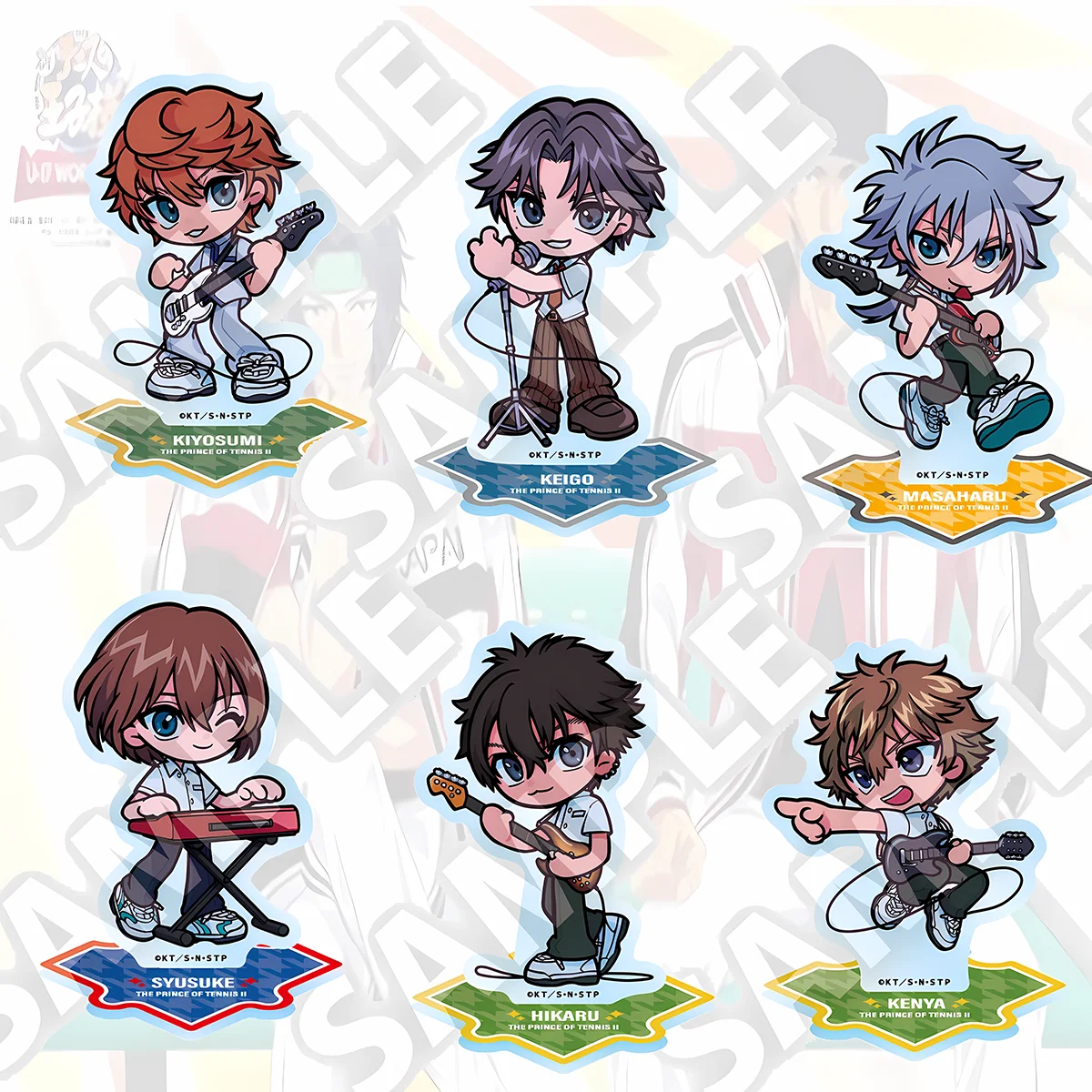 Anime The Prince of Tennis II DMM Band Stage Cool Character 10cm Acrylic Decor Stand Carnival Holiday Gift keychain
Anime The Prince of Tennis II DMM Band Stage Cool Character 10cm Acrylic Decor Stand Carnival Holiday Gift keychain