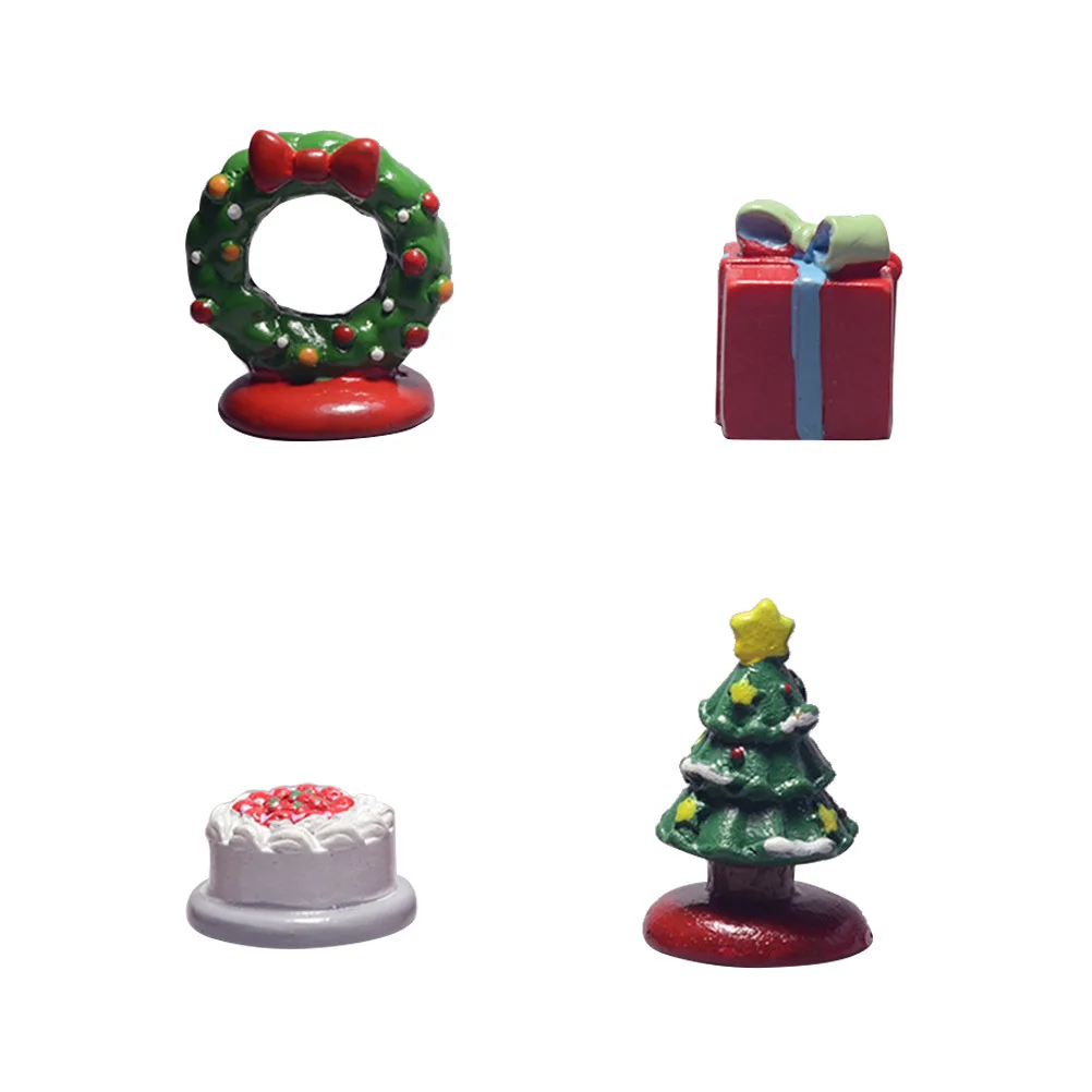 4Pcs Creative Resin Christmas Decorations Featuring Tree Garland Cake Gift Ideal for Desktop Micro Landscape Home Office
4Pcs Creative Resin Christmas Decorations Featuring Tree Garland Cake Gift Ideal for Desktop Micro Landscape Home Office
