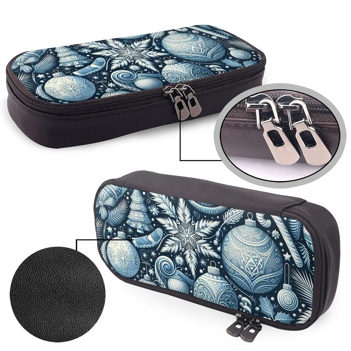 Christmas.blue And White Leather Pencil Case for Boy Girl Gifts Pen Box Pencil Bag Stationery Supplies Pen Holder Bag
Christmas.blue And White Leather Pencil Case for Boy Girl Gifts Pen Box Pencil Bag Stationery Supplies Pen Holder Bag