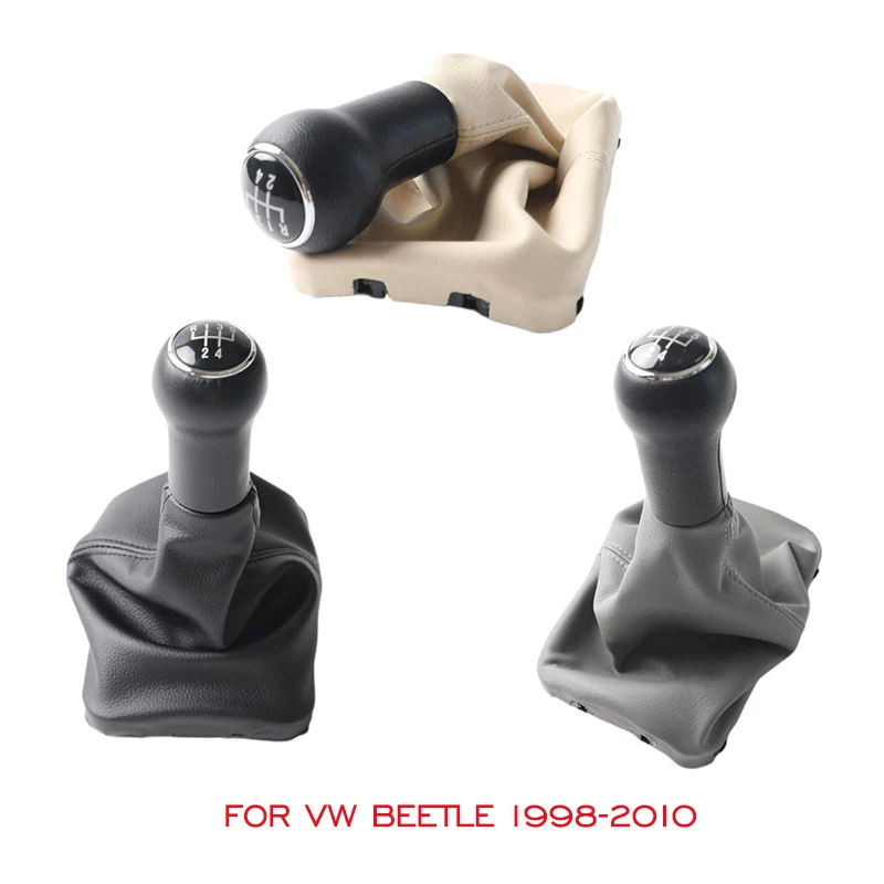 For VW Volkswagen Beetle 1998-2010 5 Speed Gear Shift Knob Gaiter Boot Lever Dust Cover Case Gary Beige Black Car Accessories
For VW Volkswagen Beetle 1998-2010 5 Speed Gear Shift Knob Gaiter Boot Lever Dust Cover Case Gary Beige Black Car Accessories