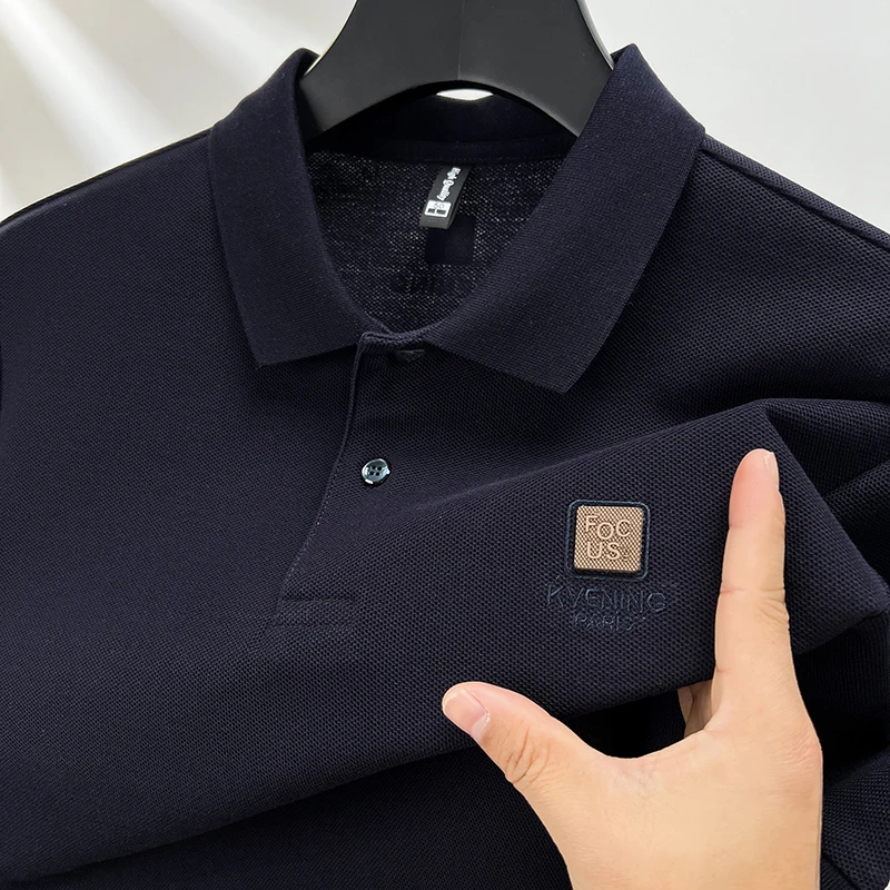 High end brand 100% cotton polo shirt short sleeved men's 2024 summer fashion embroidery comfortable breathable casual T-shirt
High end brand 100% cotton polo shirt short sleeved men's 2024 summer fashion embroidery comfortable breathable casual T-shirt