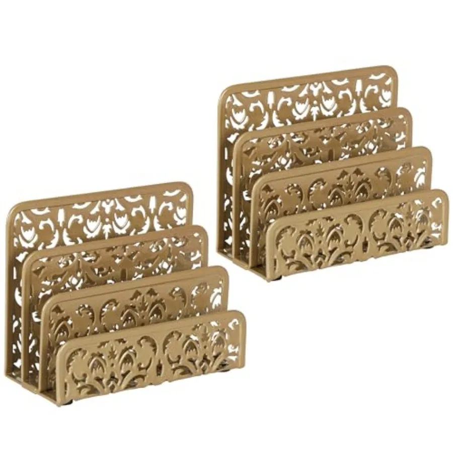 Mail Organizer Countertop 2pc Desk Mail Sorter for Envelope 3-Slot Vertical Letter Holder for Office, Home, School
Mail Organizer Countertop 2pc Desk Mail Sorter for Envelope 3-Slot Vertical Letter Holder for Office, Home, School