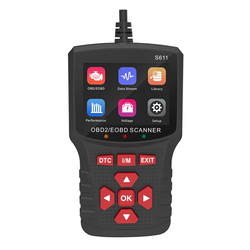 OBD Автомобильный сканер V519 JD908 S611 OBDll Code Reader Сканер Потокование данных Clear Fault Code Автомобильный тестер напряжения Диагностический инструмент
OBD Автомобильный сканер V519 JD908 S611 OBDll Code Reader Сканер Потокование данных Clear Fault Code Автомобильный тестер напряжения Диагностический инструмент