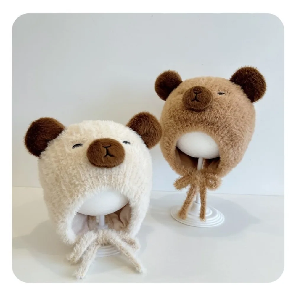 New Cute Cartoon Capybara Beanie Bonnet Double Pompom Windproof Knitted Hat Cold Proof Warm Ear Protection Cap Winter
New Cute Cartoon Capybara Beanie Bonnet Double Pompom Windproof Knitted Hat Cold Proof Warm Ear Protection Cap Winter
