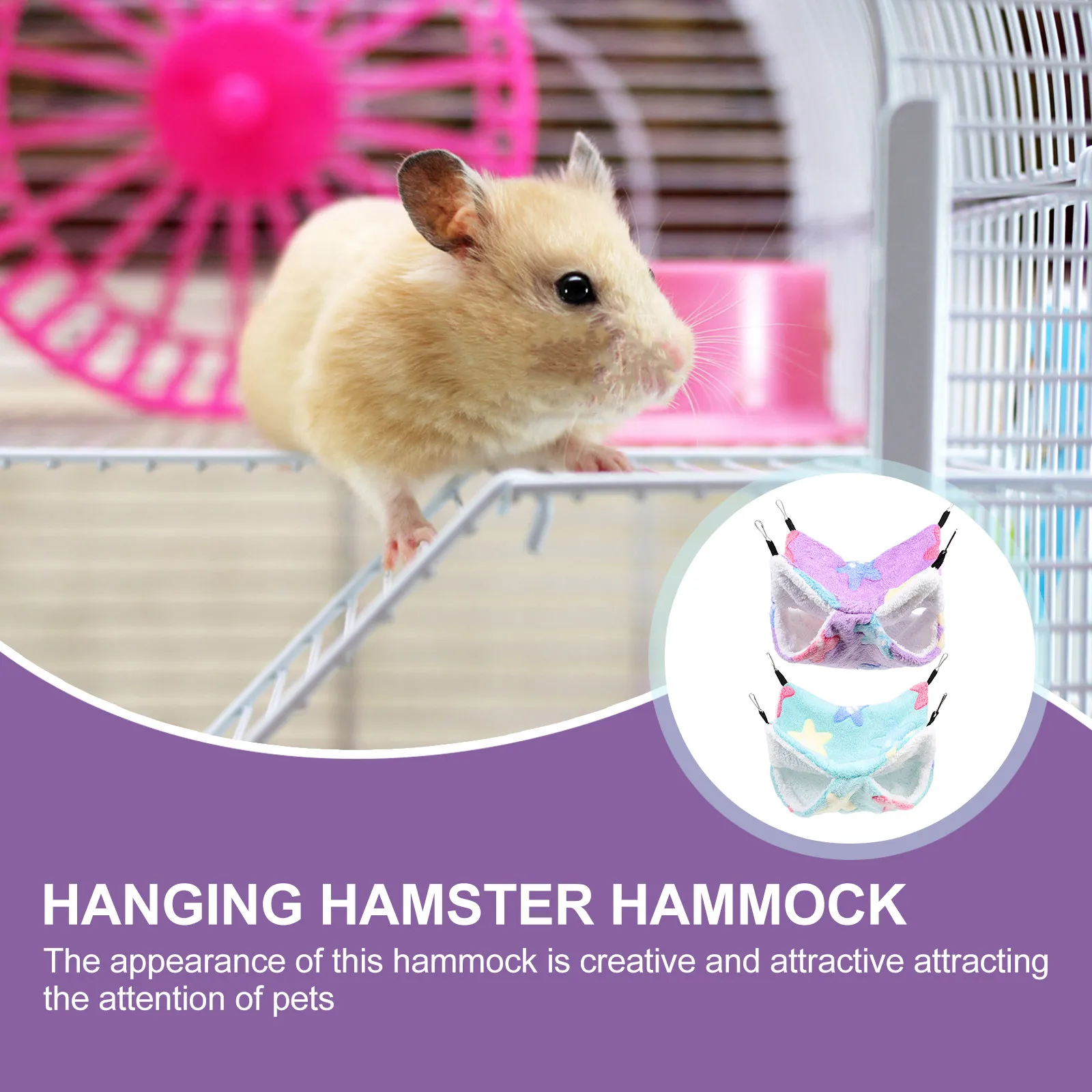2 Pcs Hamster Hanging Bed Hammock Activity Sleep Beds Nest Pet Structure Exercise Comfortable Nests Home
2 Pcs Hamster Hanging Bed Hammock Activity Sleep Beds Nest Pet Structure Exercise Comfortable Nests Home