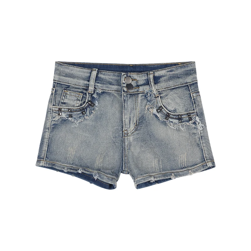 New American Spice Girl Denim Shorts Summer Women's New Low Waist Y2k Hot Pants Sexy Slim Jeans Trousers
New American Spice Girl Denim Shorts Summer Women's New Low Waist Y2k Hot Pants Sexy Slim Jeans Trousers