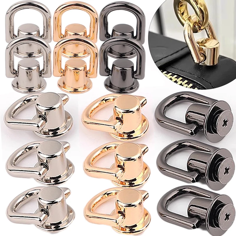 5pcs D-shaped Ring Bag Side Clip Buckles Metal Double D Buckle Handbag Chain Handles Connector Bag Strap Hardware Accessories
5pcs D-shaped Ring Bag Side Clip Buckles Metal Double D Buckle Handbag Chain Handles Connector Bag Strap Hardware Accessories