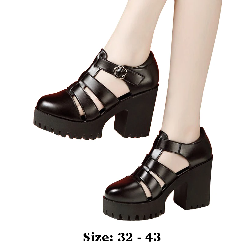 High quality leather sandals for women 8cm 10cm high heel 2025 summer 32 33 platform round toe elegant fashion shoe black white
High quality leather sandals for women 8cm 10cm high heel 2025 summer 32 33 platform round toe elegant fashion shoe black white