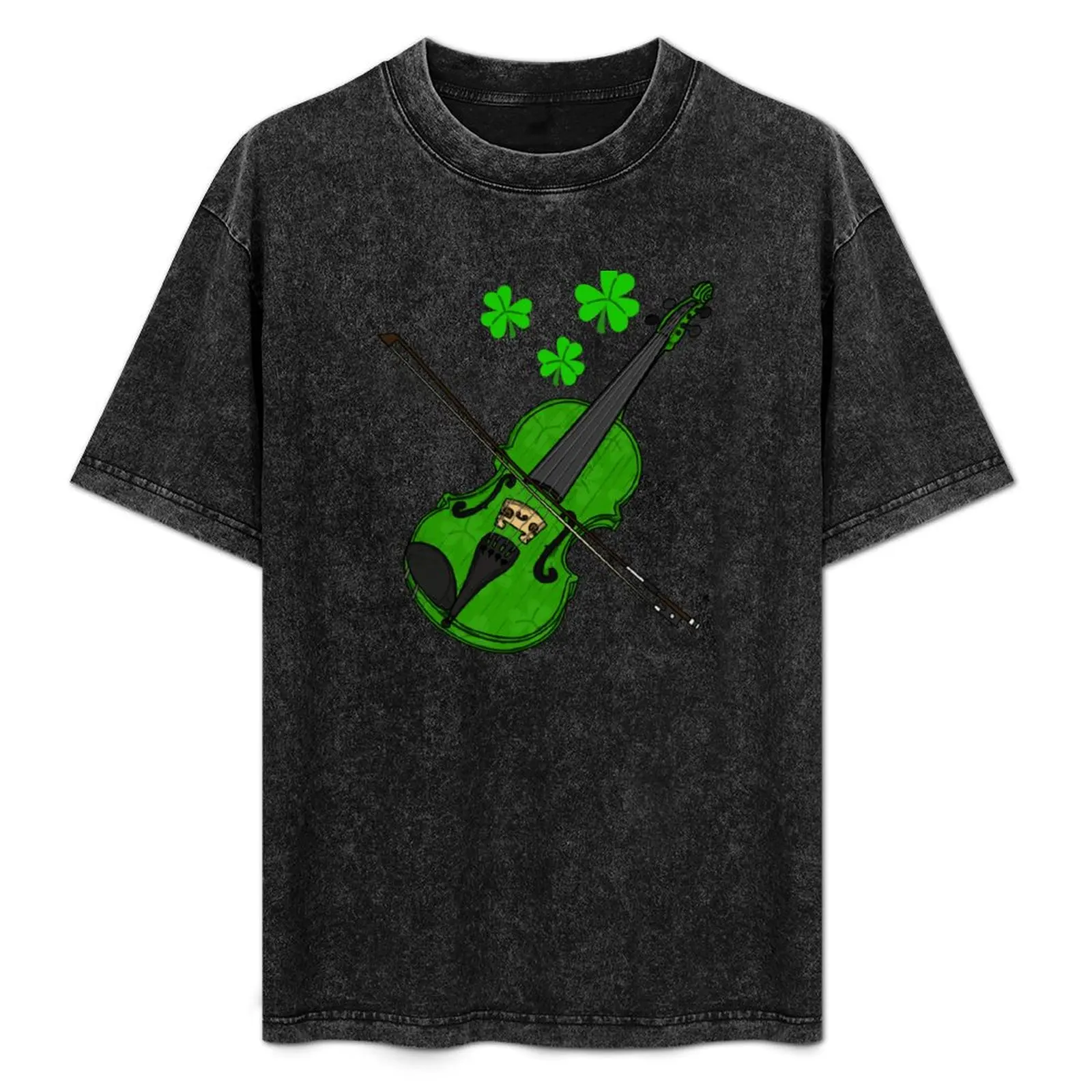 Violin Fiddle St Patrick's Day Violinist Irish Musician T-Shirt Basic Plain Tee for Spring and Summer
Violin Fiddle St Patrick's Day Violinist Irish Musician T-Shirt Basic Plain Tee for Spring and Summer