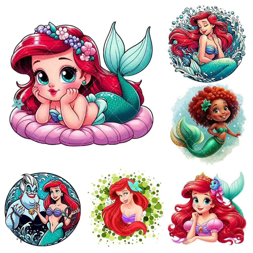 New Disney princess Ariel Iron On Heat Transfer Stickers Patch For Clothes DTF Pinted Vinyl Thermal Appliques Washable
New Disney princess Ariel Iron On Heat Transfer Stickers Patch For Clothes DTF Pinted Vinyl Thermal Appliques Washable