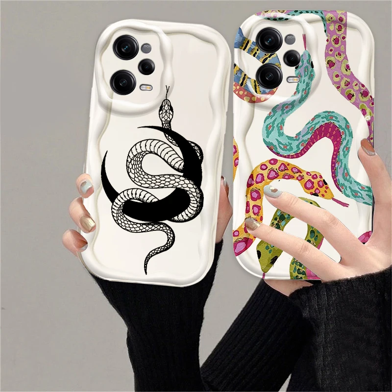 Artistic Snake Pattern For Xiaomi Redmi Note 13 12 12S 11S 11 10 9 8 10A 9C 9T Pro Plus 5G Wave Oil Cover Phone Case
Artistic Snake Pattern For Xiaomi Redmi Note 13 12 12S 11S 11 10 9 8 10A 9C 9T Pro Plus 5G Wave Oil Cover Phone Case