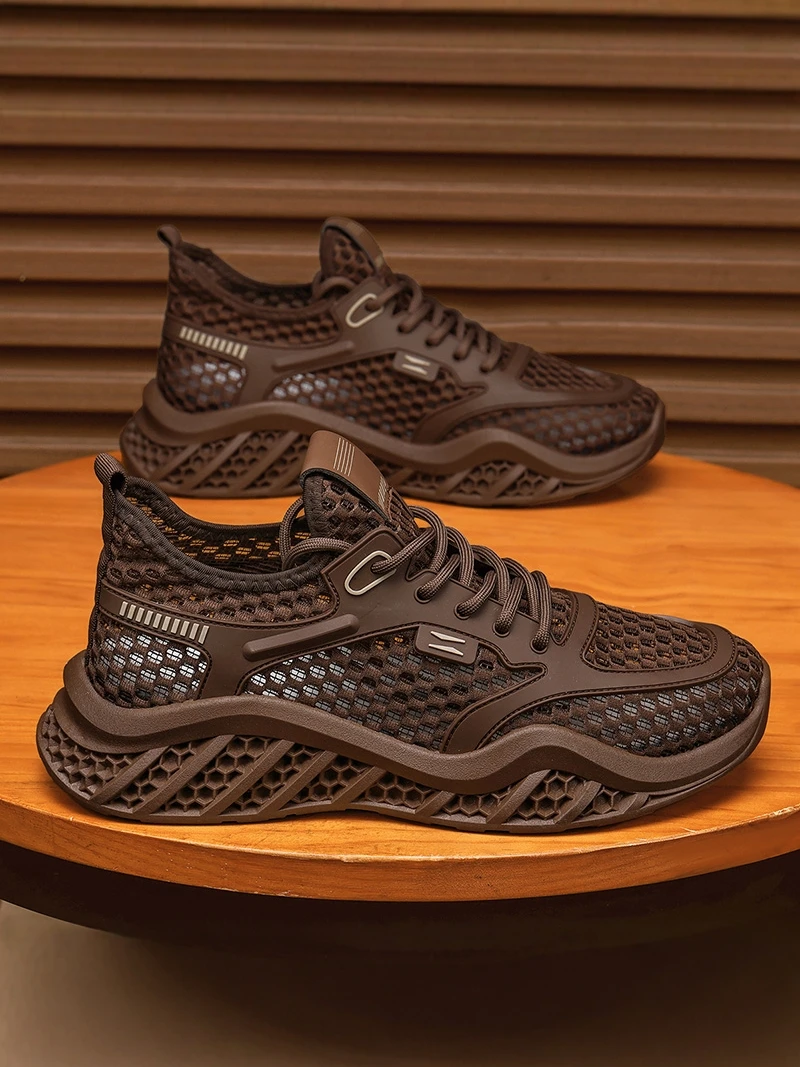 Men's Sporty Mesh Shoes Comfortable Breathable Hollow out Thin Design Anti-Slip Soft Bottom Casual Summer Shoes
Men's Sporty Mesh Shoes Comfortable Breathable Hollow out Thin Design Anti-Slip Soft Bottom Casual Summer Shoes