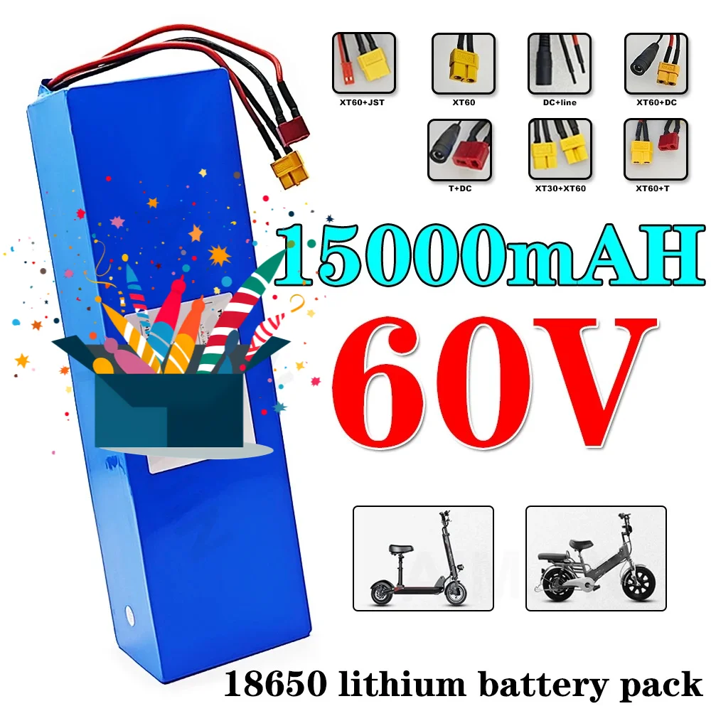 18650 60V 15Ah battery 16S4P battery suitable for Electric vehicle Motorcycle,Scooter,Bicycle Motor Replace battery
18650 60V 15Ah battery 16S4P battery suitable for Electric vehicle Motorcycle,Scooter,Bicycle Motor Replace battery