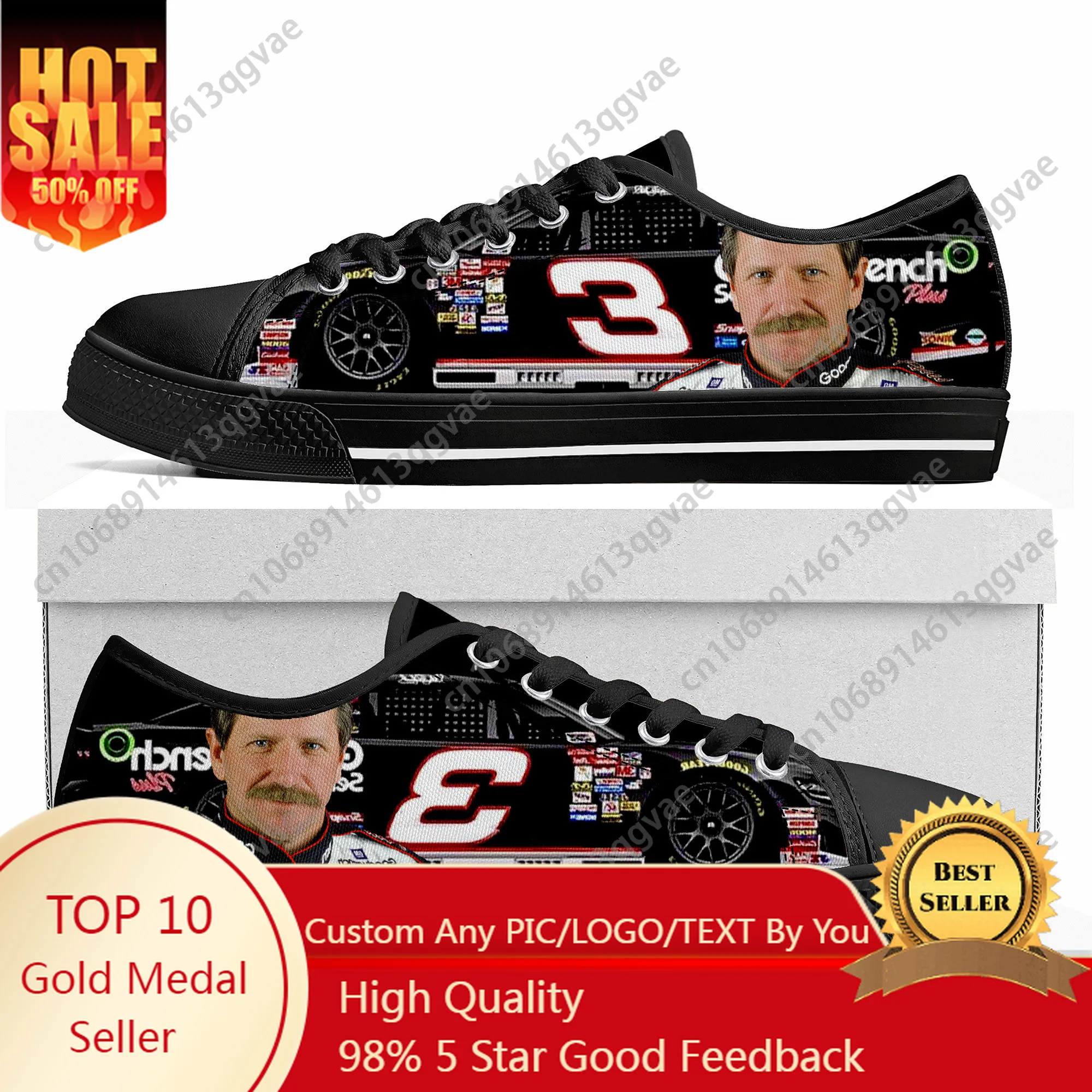 Dale Number 3 Earnhardt Furry Low Top Sneakers Womens Mens Teenager High Quality Shoes Tailor-Made Canvas Sneaker Shoe
Dale Number 3 Earnhardt Furry Low Top Sneakers Womens Mens Teenager High Quality Shoes Tailor-Made Canvas Sneaker Shoe
