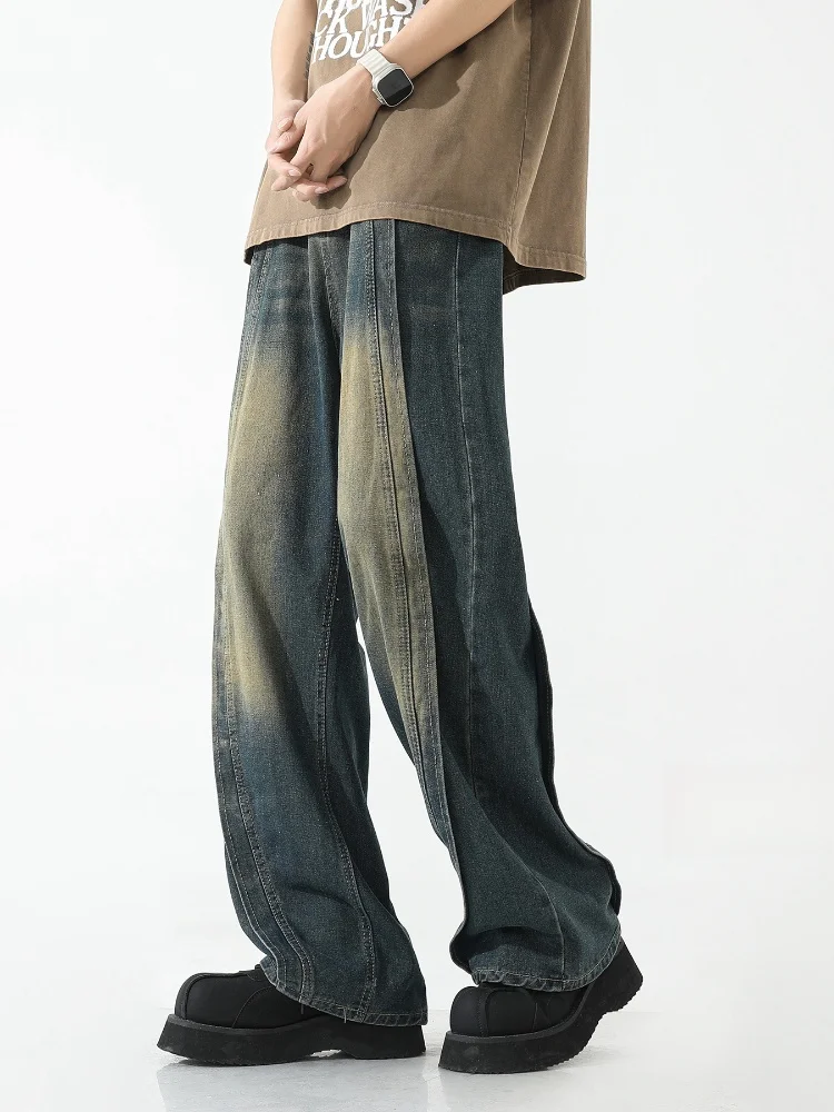 American Style Men's Summer Thin Straight Leg Jeans Drapey Loose Wide Leg Pants Casual Wear Resistant Cotton Polyester Blend
American Style Men's Summer Thin Straight Leg Jeans Drapey Loose Wide Leg Pants Casual Wear Resistant Cotton Polyester Blend