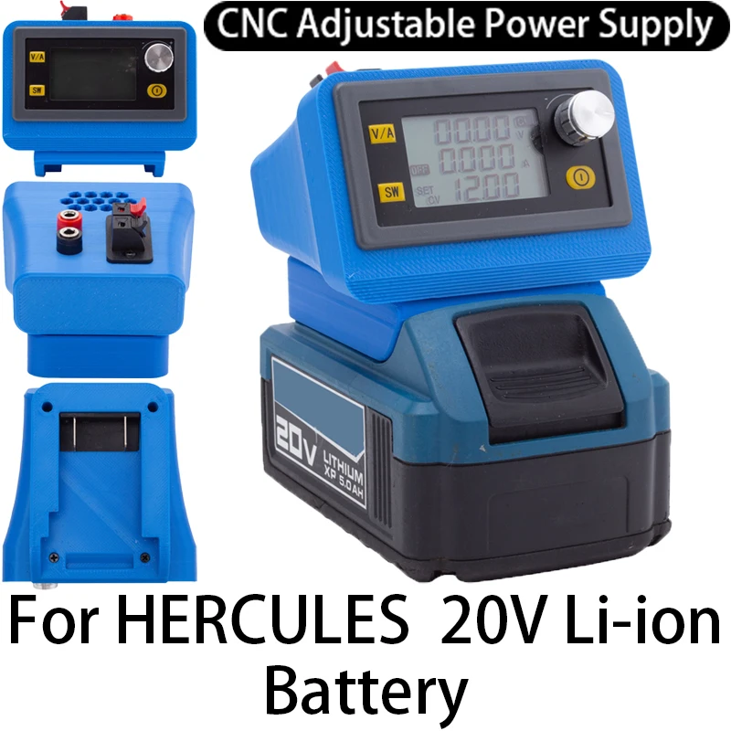 CNC Adjustable Mobile Power Aupply For HERCULES 20V Li-ion Battery DC Power Aupply Adjustable CNC step-up/step-down power supply
CNC Adjustable Mobile Power Aupply For HERCULES 20V Li-ion Battery DC Power Aupply Adjustable CNC step-up/step-down power supply