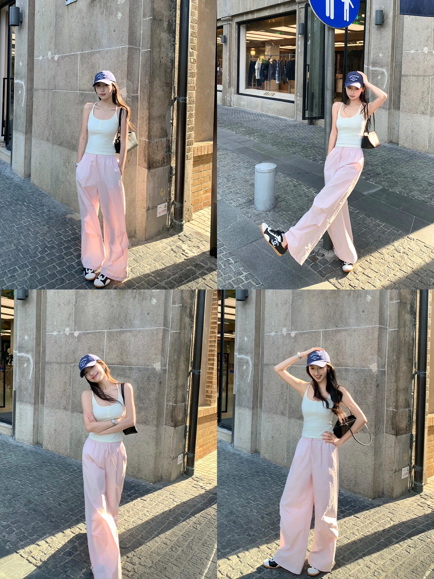 Pusumede Casual Pleated Drawstring Wide Leg Pants Women Loose Straight Casual Workwear Trousers Street Style Cotton Blend
Pusumede Casual Pleated Drawstring Wide Leg Pants Women Loose Straight Casual Workwear Trousers Street Style Cotton Blend