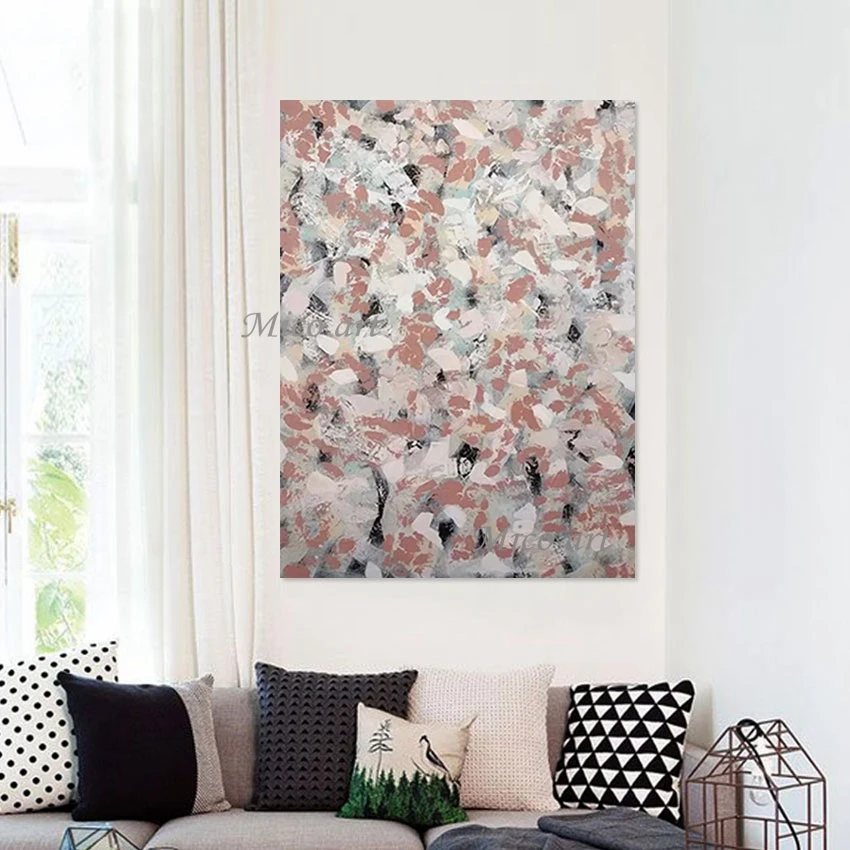 Картина маслом Безрамная акриловая, 100% ручная роспись, абстрактное настенное искусство, Высококачественная Картина на холсте, украшение 
Картина маслом Безрамная акриловая, 100% ручная роспись, абстрактное настенное искусство, Высококачественная Картина на холсте, украшение