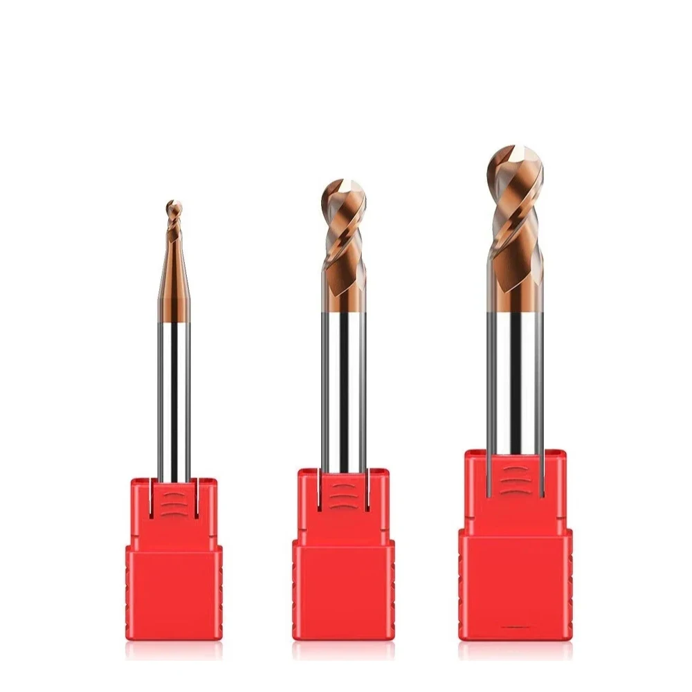 Cutter HRC55 2-Flute Milling Cutter Tungsten Steel Carbide Ball Nose End Mill size R9x36x150
Cutter HRC55 2-Flute Milling Cutter Tungsten Steel Carbide Ball Nose End Mill size R9x36x150