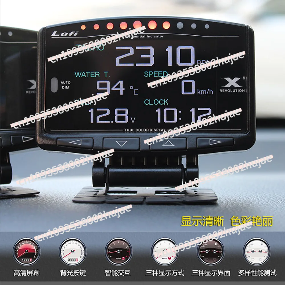 LUFI x1 Multifunctional OBD Meter for Cars: Track Air - Fuel Ratio, Oil Temp, and Exhaust Temp
LUFI x1 Multifunctional OBD Meter for Cars: Track Air - Fuel Ratio, Oil Temp, and Exhaust Temp