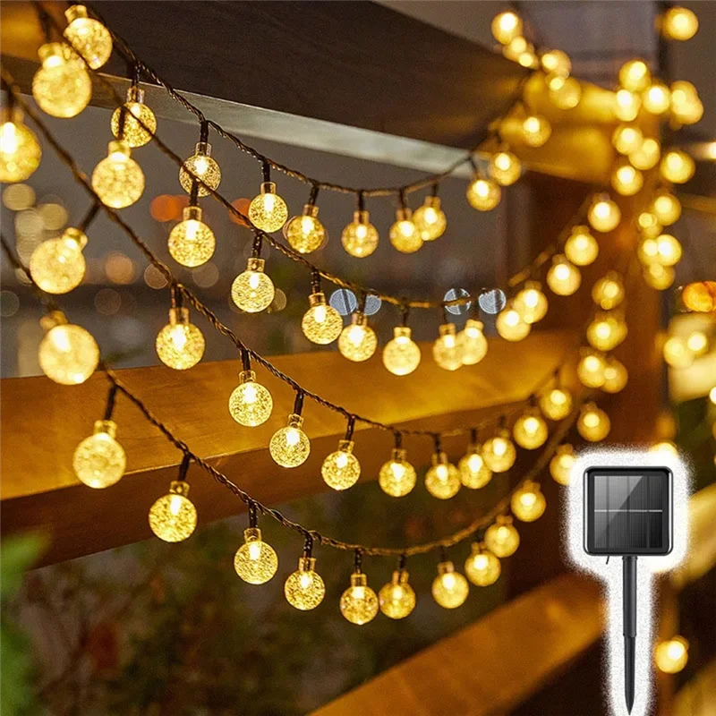 LICE-Solar Bubble Balls Lamp String Lights Outdoor Water Outdoor Waterproof Christmas Lights Patio Holiday
LICE-Solar Bubble Balls Lamp String Lights Outdoor Water Outdoor Waterproof Christmas Lights Patio Holiday