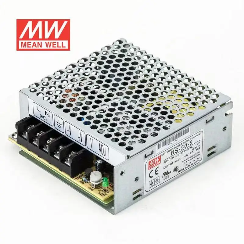 Taiwan Mean Well RS-50-5 5V 10A Single Output Switching Power Supply AC-DC Brand New Original Authentic
Taiwan Mean Well RS-50-5 5V 10A Single Output Switching Power Supply AC-DC Brand New Original Authentic