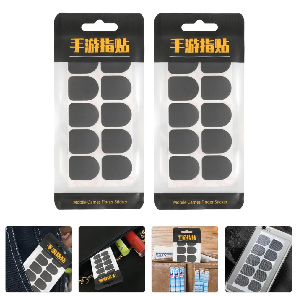 2 Bags Non-Slip Mobile Gaming Finger Stickers Carbon Fiber Disposable Breathable Gaming Finger Sleeve Touchscreen Use
2 Bags Non-Slip Mobile Gaming Finger Stickers Carbon Fiber Disposable Breathable Gaming Finger Sleeve Touchscreen Use