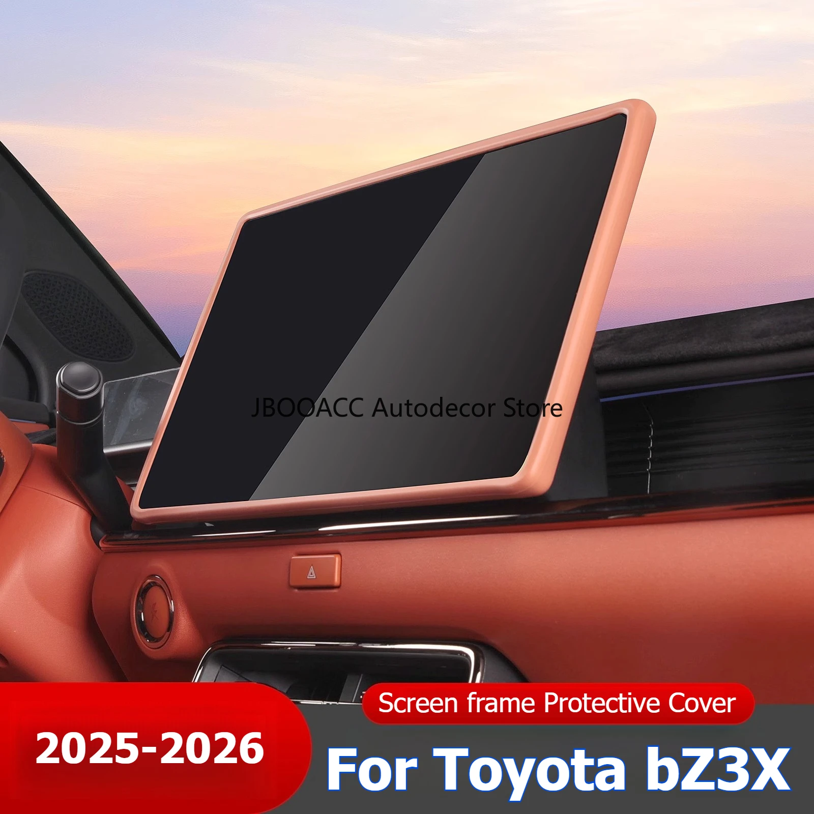 For Toyota bZ3X 2025 Silicone Screen Frame Protective Cover Central Control Navigation Display Frame Edge Protector Accessories
For Toyota bZ3X 2025 Silicone Screen Frame Protective Cover Central Control Navigation Display Frame Edge Protector Accessories