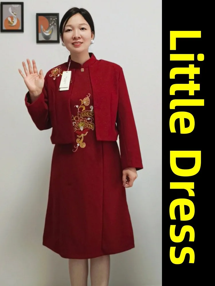 Elegant Fashionable Set for Elderly Women Thickened Wedding Dress Spring New Arrival Breathable Comfortable Mid-Length
Elegant Fashionable Set for Elderly Women Thickened Wedding Dress Spring New Arrival Breathable Comfortable Mid-Length