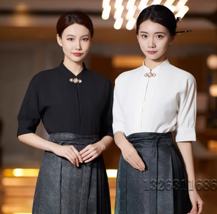 Chinese Style Hotel Front Desk Receptionist Female Work Uniform Hanfu Horse Face Skirt
Chinese Style Hotel Front Desk Receptionist Female Work Uniform Hanfu Horse Face Skirt